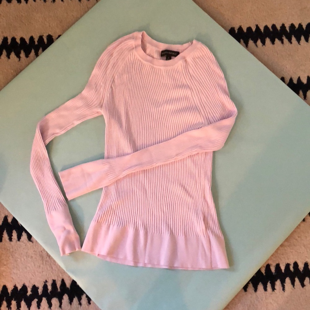 Long sleeve lavender lightweight sweater